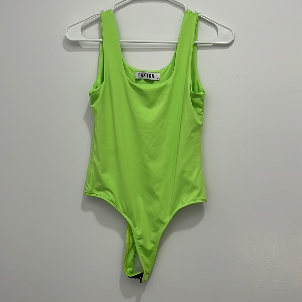 Lime body suit, medium